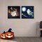 2 Pcs Halloween Paint by Numbers Kits for Kids Framed,Ghosts Adults' Paint-by-Number Kits on Canvas Easy Acrylic Oil Painting by Number for Adults Halloween for Home Decor 8x8 inchs